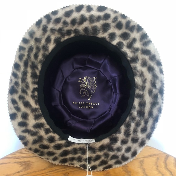 Philip Treacy Cheetah Print Hat - Picture 2 of 6